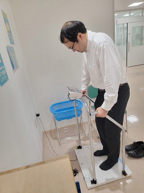 透析前の体重測定
